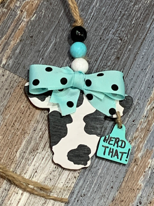 Cow Car Charm